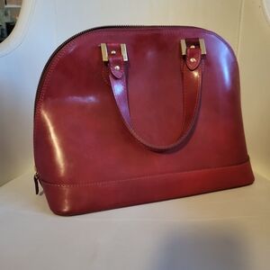 Alberta Di Canio Red Leather Purse